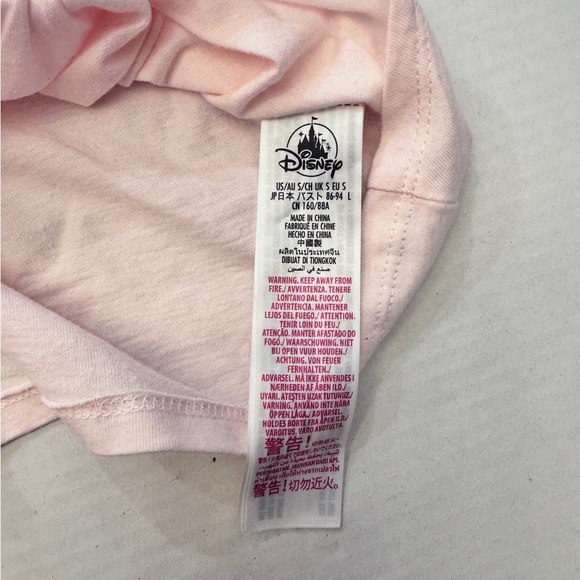 Walt Disney World 50th Anniversary Pink Shirt Women’s Small Cinderella Castle - Picture 7 of 7